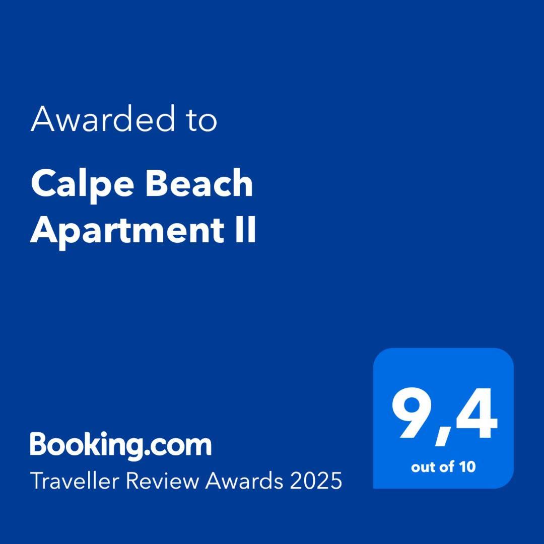 Calpe Beach Apartment II Turquesa Beach Ifach 外观 照片